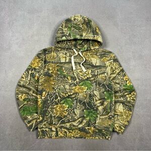 Camouflage Hoodie with Green and Yellow Accents